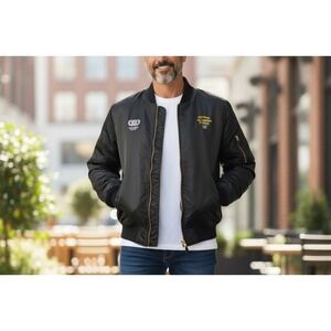 ROTHCO‎ INTERMEDIATE FLYERS JACKET Men's 3XL Black AIr Force Vietnam Veteran